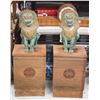 Image 3 : Pair Thai Bronze Lion Statue with Tags