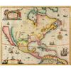 Image 1 : 1629 Map America Septentrionalis Hand Colored