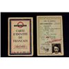 Image 1 : 1940's French Identification Card with Stamps