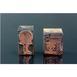 2 PC Assorted Metal Stamp Seal