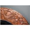 Image 2 : Chinese Wall Mirror with Carved Dragon Frame