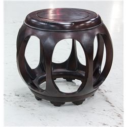 Chinese Rosewood Hollowed Drum Chair