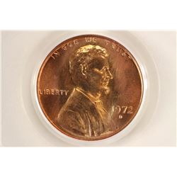 1972-D LINCOLN CENT PCGS MS66RD
