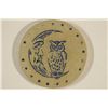 Image 2 : VINTAGE POKER CHIP OFF WHITE / BLUE ENGRAVED OWL