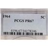 Image 3 : 1964 JEFFERSON NICKEL PCGS PR67