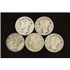 Image 1 : 5 ASSORTED 1920'S MERCURY DIMES