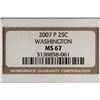 Image 3 : 2007-P WASHINGTON STATE QUARTER NGC MS67