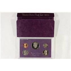1986 US PROOF SET (WITH BOX)