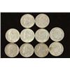 Image 1 : 10 ASSORTED SILVER ROOSEVELT DIMES