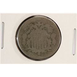 1869 SHIELD NICKEL