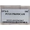 Image 3 : 1974-S ROOSEVELT DIME PCGS PR69 DCAM
