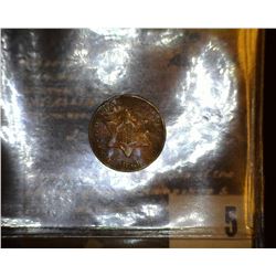 5.       1853 U.S. Three Cent Silver, Fine+ details, light damage.