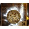 Image 1 : 20.    1853 Arrows and Rays U.S. Seated Liberty Quarter, Fine.