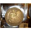 Image 1 : 27.    1873 Arrows at Date U.S. Seated Liberty Half-Dollar, VG.