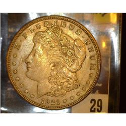 29.    1921 P U.S. Morgan Silver Dollar, VF+.