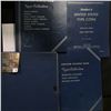 Image 1 : 31.    Album holder with Type Set books, one of which contains a 1963 D Franklin Silver Half Dollar.