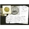 Image 2 : 45.    "Werth Marke/1/Mark/"OAR"" Counter marked token with attribution by famous book author, Grego