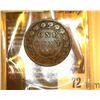 Image 2 : 72.    1886 Canada Large Cent Counter marked "WSW" Famous author, Grogory Brunk details in attached 