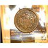 Image 2 : 85.    1853 U.S. Large Cent countermarked "J.C. Ransier", Lyons, NY. According to Counterstamp exper