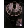 Image 1 : 122.Political Parade Torch, 5 1/2" Tall 3.25" in Diameter, Unpainted Tin with large Mounting Bracket