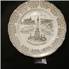 Image 1 : 142."Warranted 22K (Gold)" Souvenir Plate "State Capitol Speedway Soldiers' and Sailors' Monument In