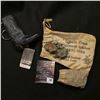 Image 2 : 147.Leather Cowboy Boot Key Ring, "Mexico"; Medical Money Clip with Staff and Serpent; & a pouch of 