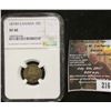Image 3 : 216.1874H Canada Dime, NGC slabbed EF 40.