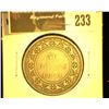 Image 1 : 233.1874 Newfoundland Half Dollar, VG.