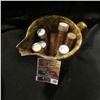 Image 1 : 308.Handled Stoneware Pitcher with broken Spout & (10) Rolls of Brilliant Uncirculated Lincoln Cents