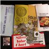 Image 1 : 319.Large group of Gold and Silver Charts, flyers, and broschures as well as a nice selection of Mex