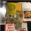 Image 2 : 319.Large group of Gold and Silver Charts, flyers, and broschures as well as a nice selection of Mex