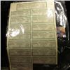 Image 1 : 330.1923 German Bond with all but one coupon still attached "No. 01459 Erneurungschein…Anleihe 1923 