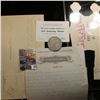 Image 3 : 337.1922 P U.S. Peace Silver Dollar, VF+; 1899 Letter on letterhead from "Office of J.C. Nielsen Man