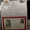 Image 1 : 344."Wild Bill Hickok" Medal and 1994 First Day of Issue Stamped and postmarked Cover.