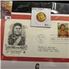 Image 2 : 348."Chief Joseph" Medal and 1994 First Day of Issue Stamped and postmarked Cover.