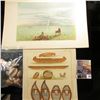 Image 1 : 351.Group of (9) various size pieces of Cowrie Shell Money; & (3) various Indian related Plate Print