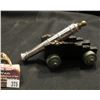 Image 1 : 375.Italian made Cannon with four wheels. 4". Working wheels and pivots.