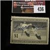 Image 2 : 436.1947 U.S. Migratory Bird hunting Stamps, RW14, used, signed.