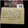 Image 3 : 440.1950 U.S. Migratory Bird hunting Stamps, RW17, used, signed.