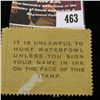 Image 3 : 463.1951 U.S. Migratory Bird hunting Stamps, RW18, Unused, Gum disturbed.