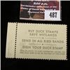 Image 2 : 487.1975 U.S. Migratory Bird hunting Stamps, RW42, Unused, OG, Not hinged, Scarce Plate number singl
