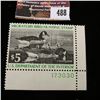 Image 2 : 488.1976 U.S. Migratory Bird hunting Stamps, RW43, Unused, OG, Not hinged, Scarce Plate number corne