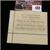 Image 3 : 488.1976 U.S. Migratory Bird hunting Stamps, RW43, Unused, OG, Not hinged, Scarce Plate number corne