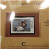 Image 2 : 505.1996 Arizona-Canvasbacks $5.50 Duck Stamp, Pristine, mint condition in original folio as issued 