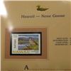 Image 2 : 513.1996 Hawaii-Nene Goose $5.00 Duck Stamp, Pristine, mint condition in original folio as issued by