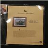 Image 1 : 542.1996 Tennessee-Black Duck $17.00 Duck Stamp, Pristine, mint condition in original folio as issue