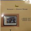 Image 2 : 545.1996 Vermont-Greater Scaup $5.00 Duck Stamp, Pristine, mint condition in original folio as issue