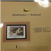 Image 2 : 547.1996 Washington-Redhead $6.00 Duck Stamp, Pristine, mint condition in original folio as issued b