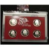 Image 1 : 556.2005 S United States Mint America the Beautiful Quarters Silver Proof Set, Original as issued.