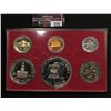 Image 2 : 575.1976 S U.S. Proof Set, No box or lid, case has a small crack.